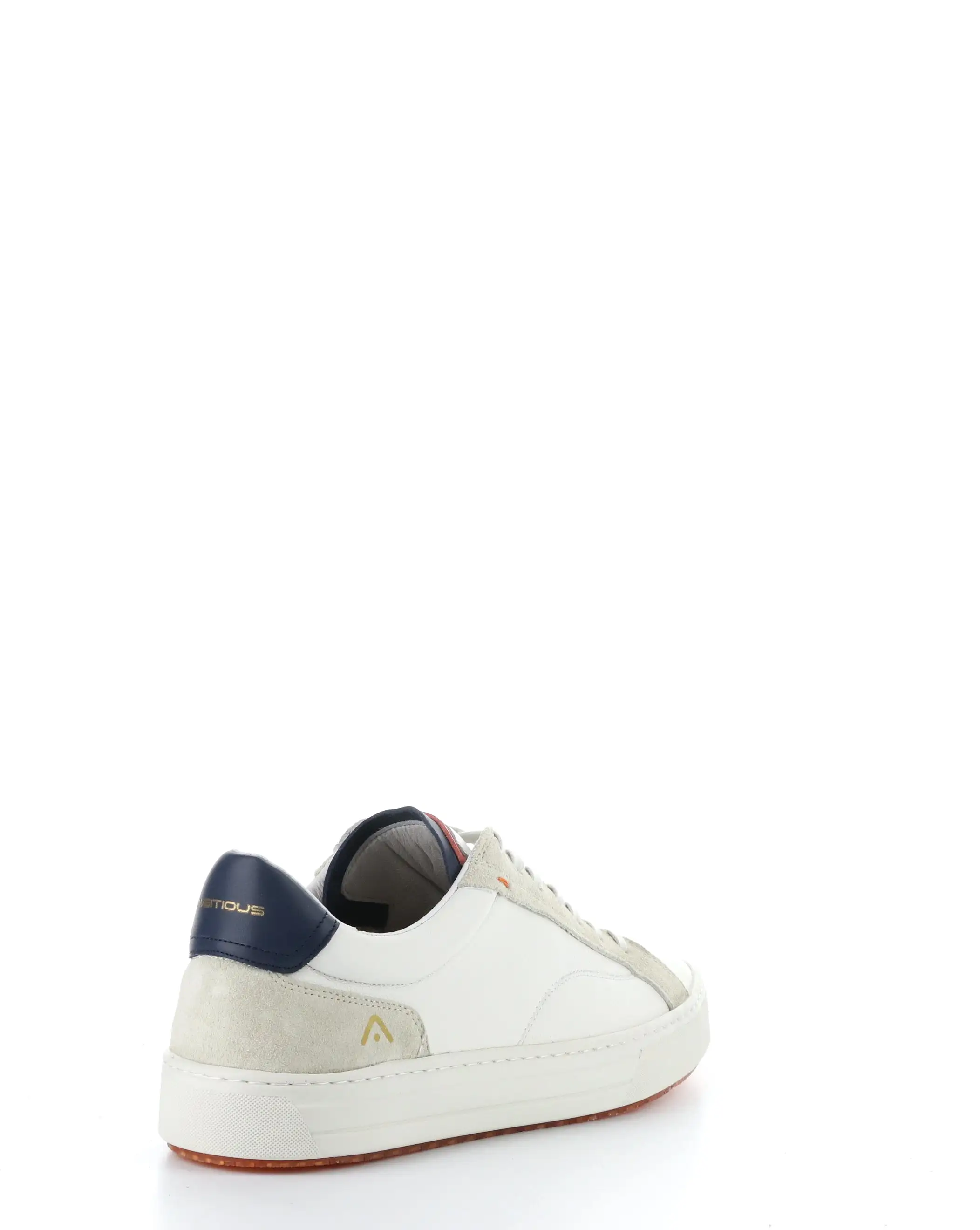 11218 WHITE/NAVY Lace-up Shoes