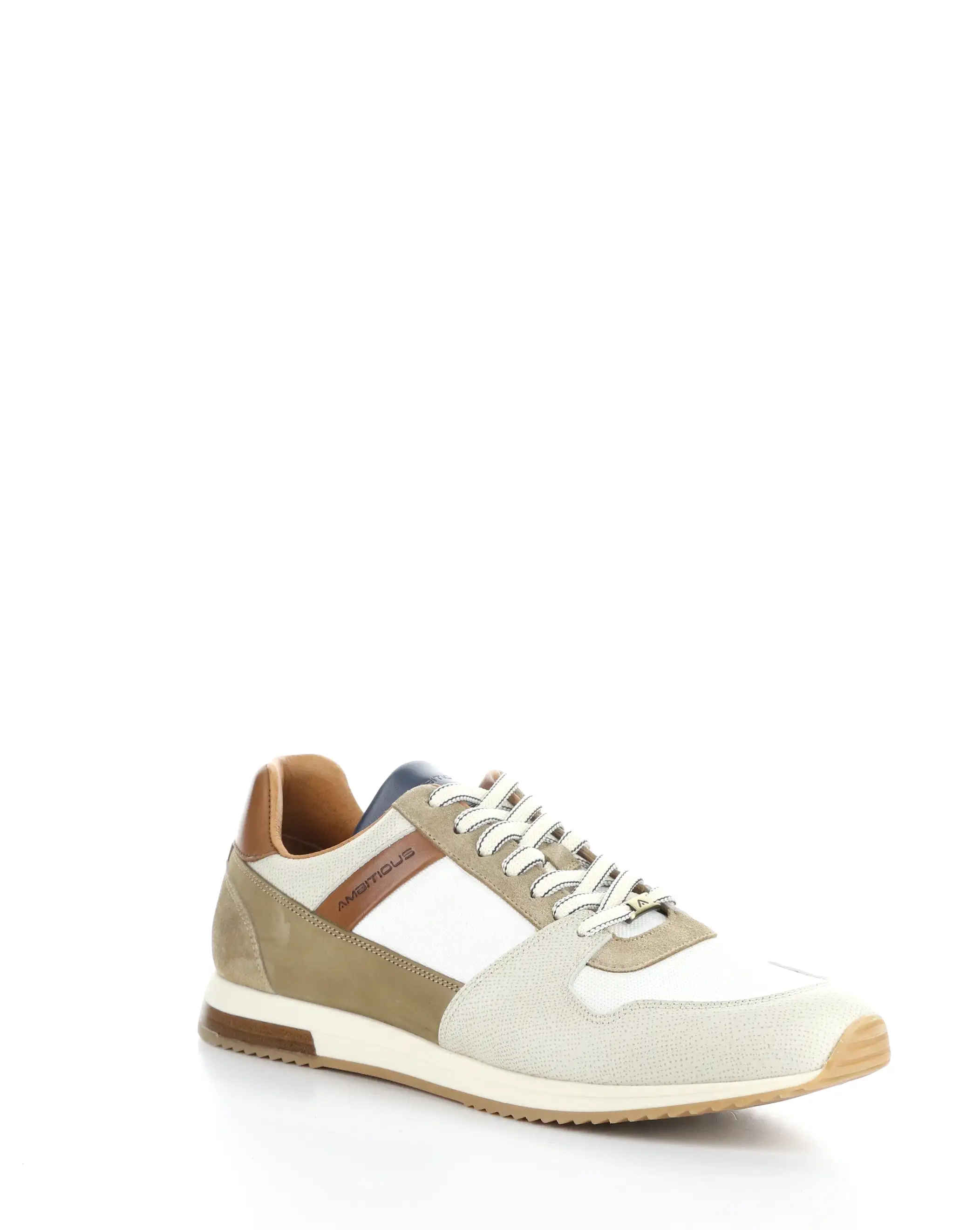 11240 GREY/OFF WHITE/CAMEL Lace-up Shoes