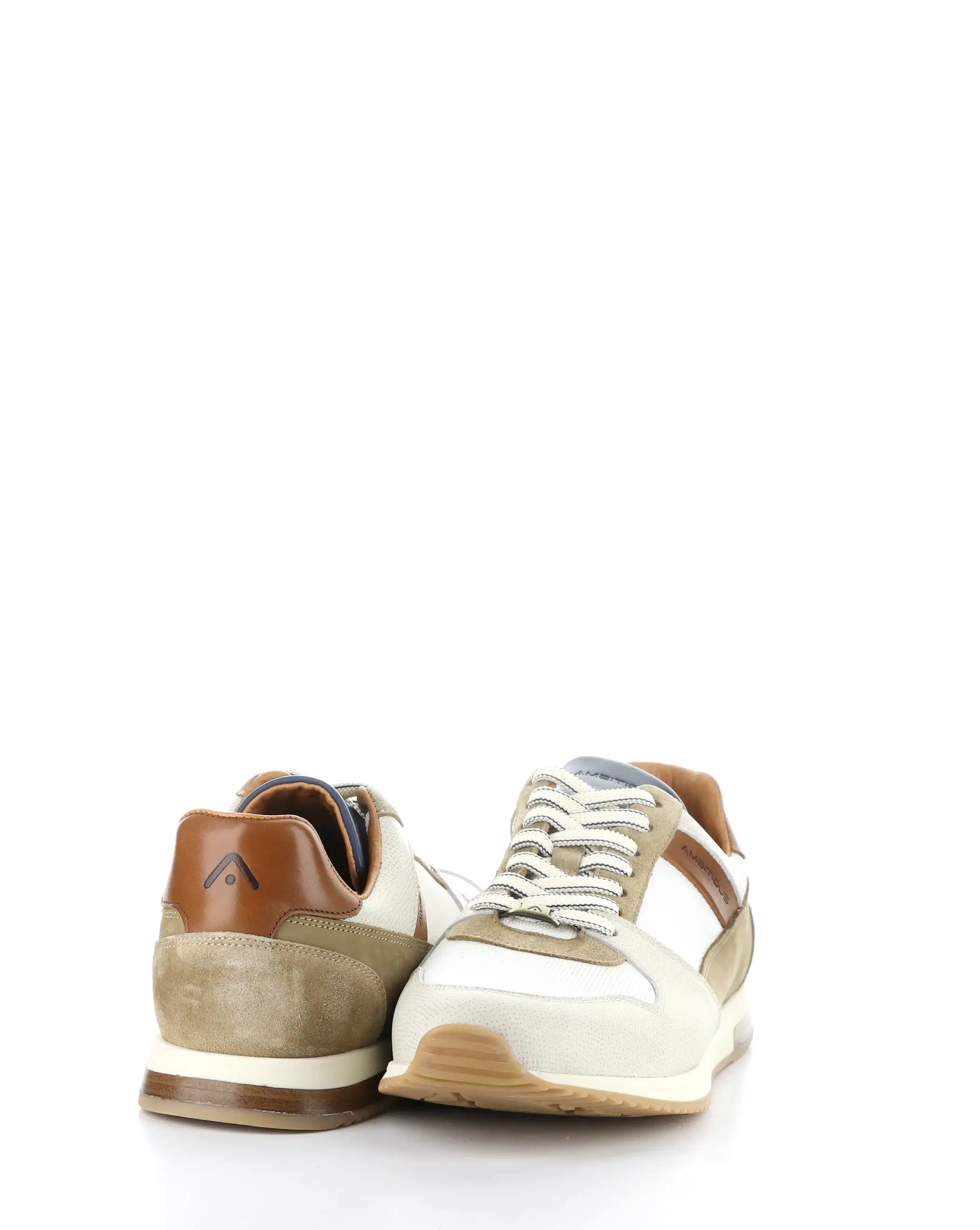 11240 GREY/OFF WHITE/CAMEL Lace-up Shoes