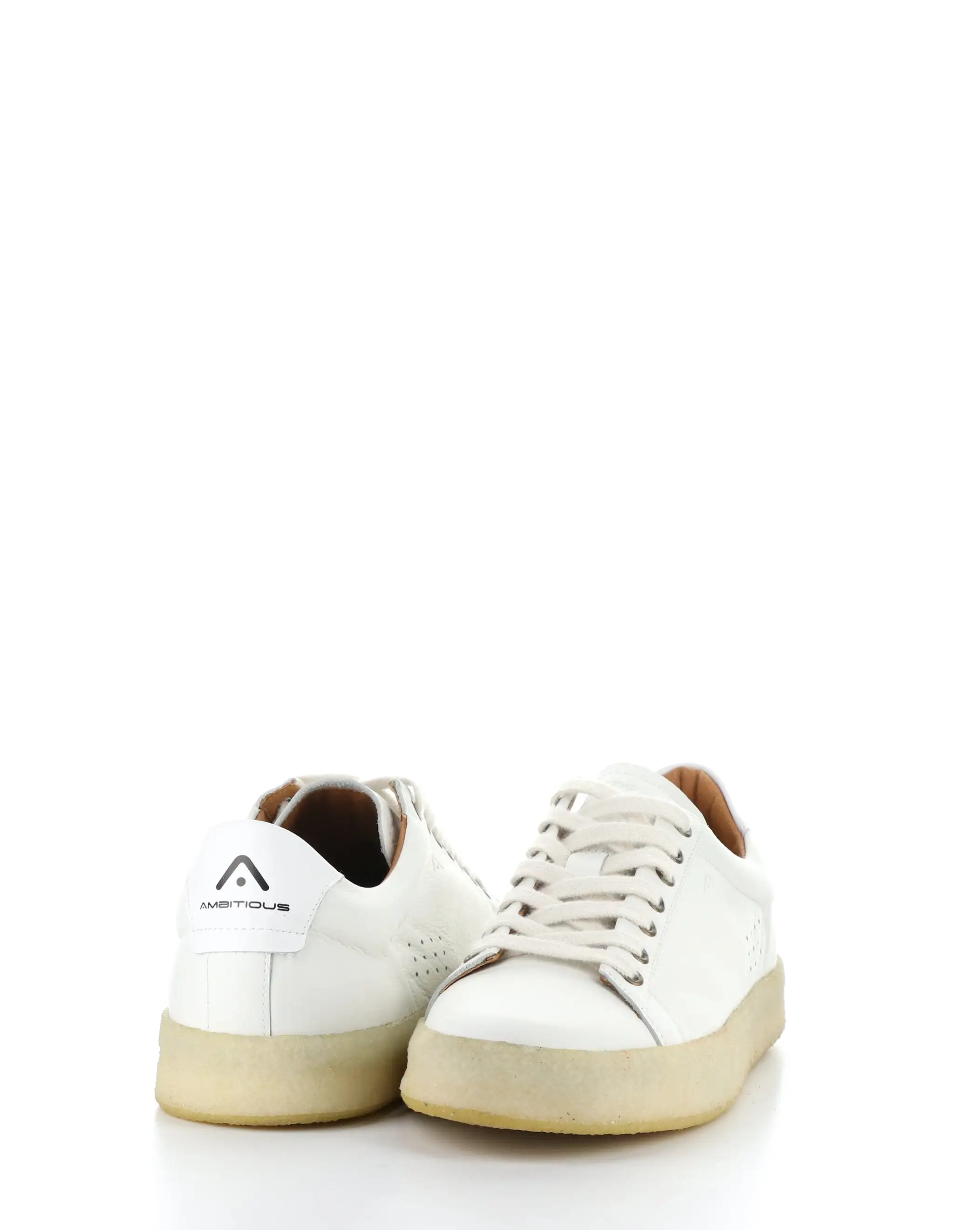 13410 WHITE Lace-up Shoes