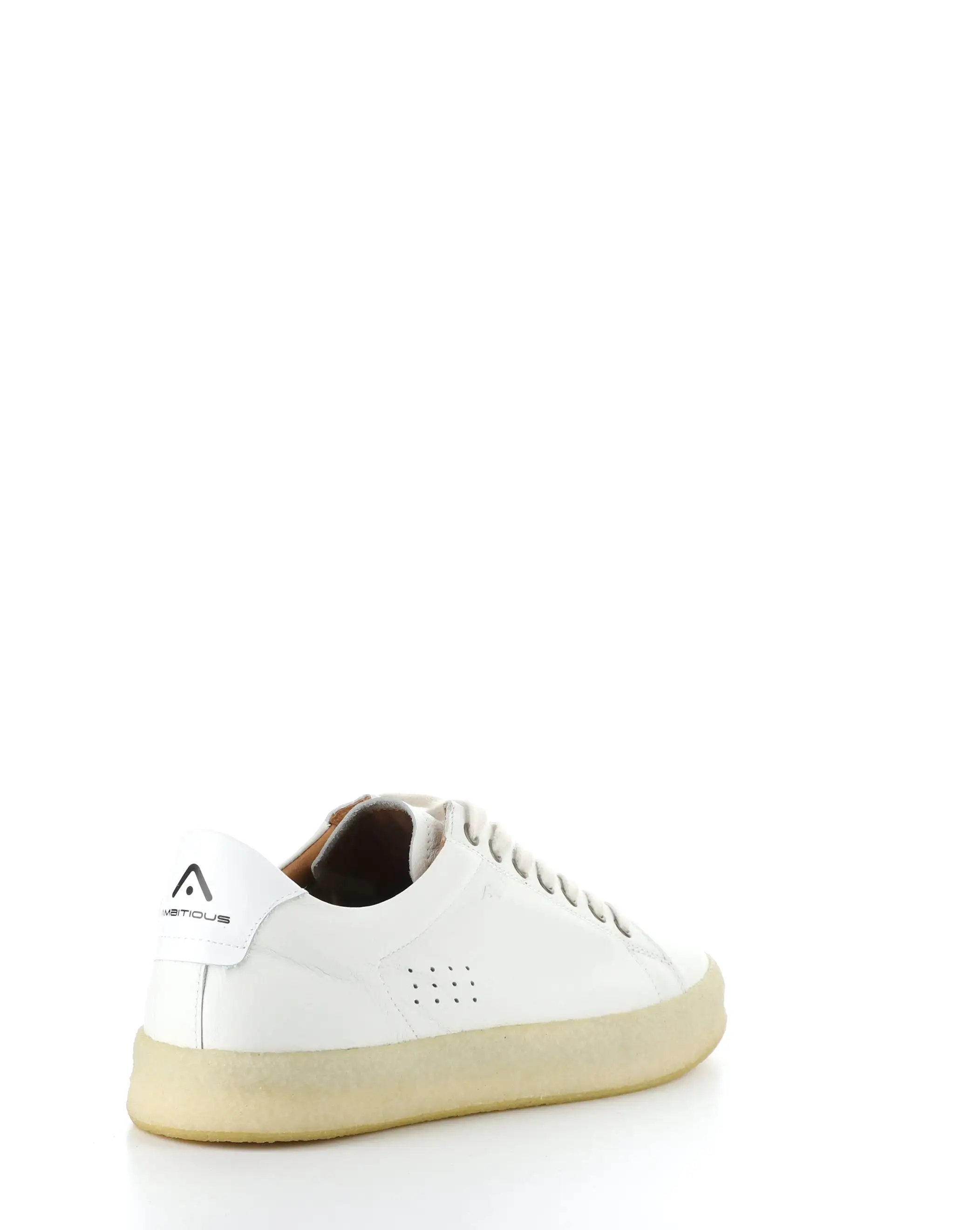 13410 WHITE Lace-up Shoes