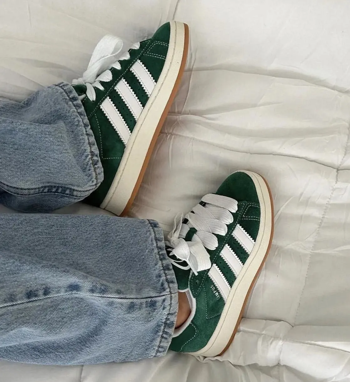 Adidas Campus 00s Dark Green Cloud White