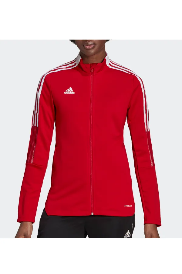 Adidas Women Training Jacket Red