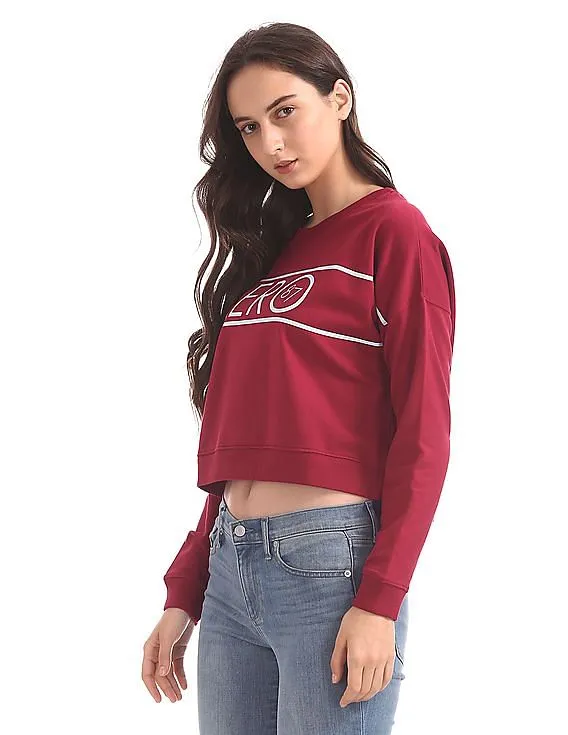 Aeropostale Boxy Crew Neck Sweater