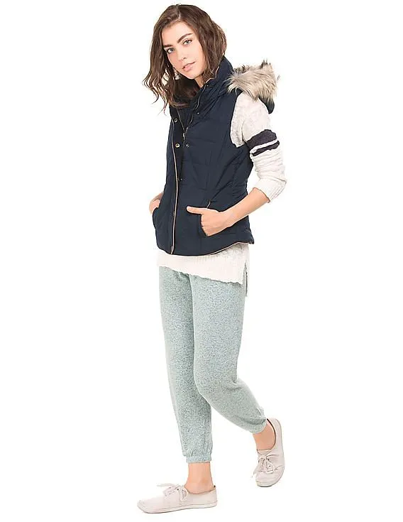 Aeropostale Hooded Gilet Jacket