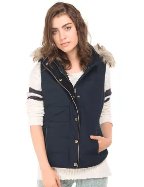 Aeropostale Hooded Gilet Jacket