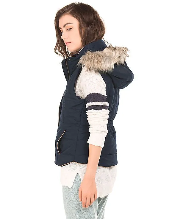 Aeropostale Hooded Gilet Jacket