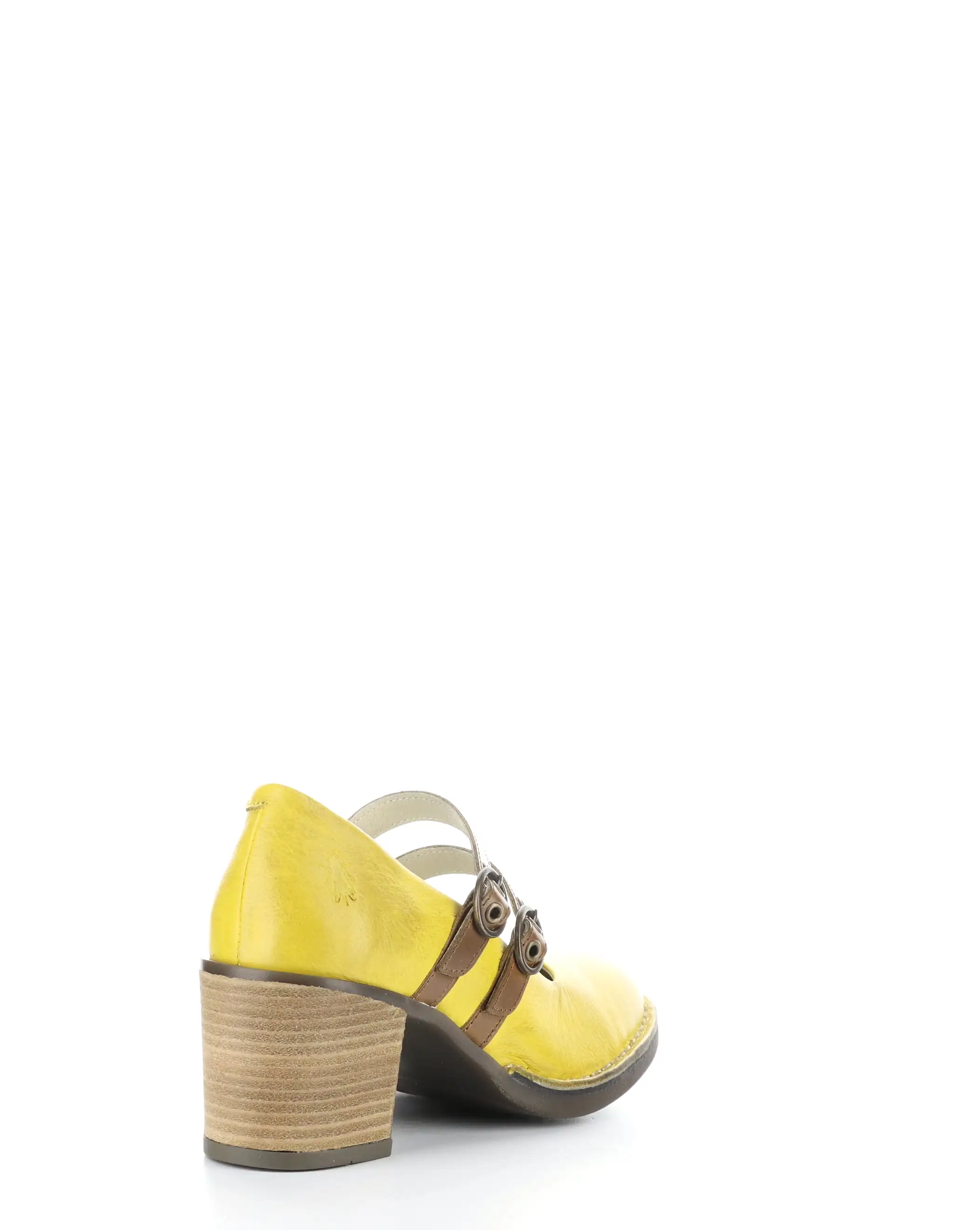 BALY106FLY 002 YELLOW/CAMEL Round Toe Shoes