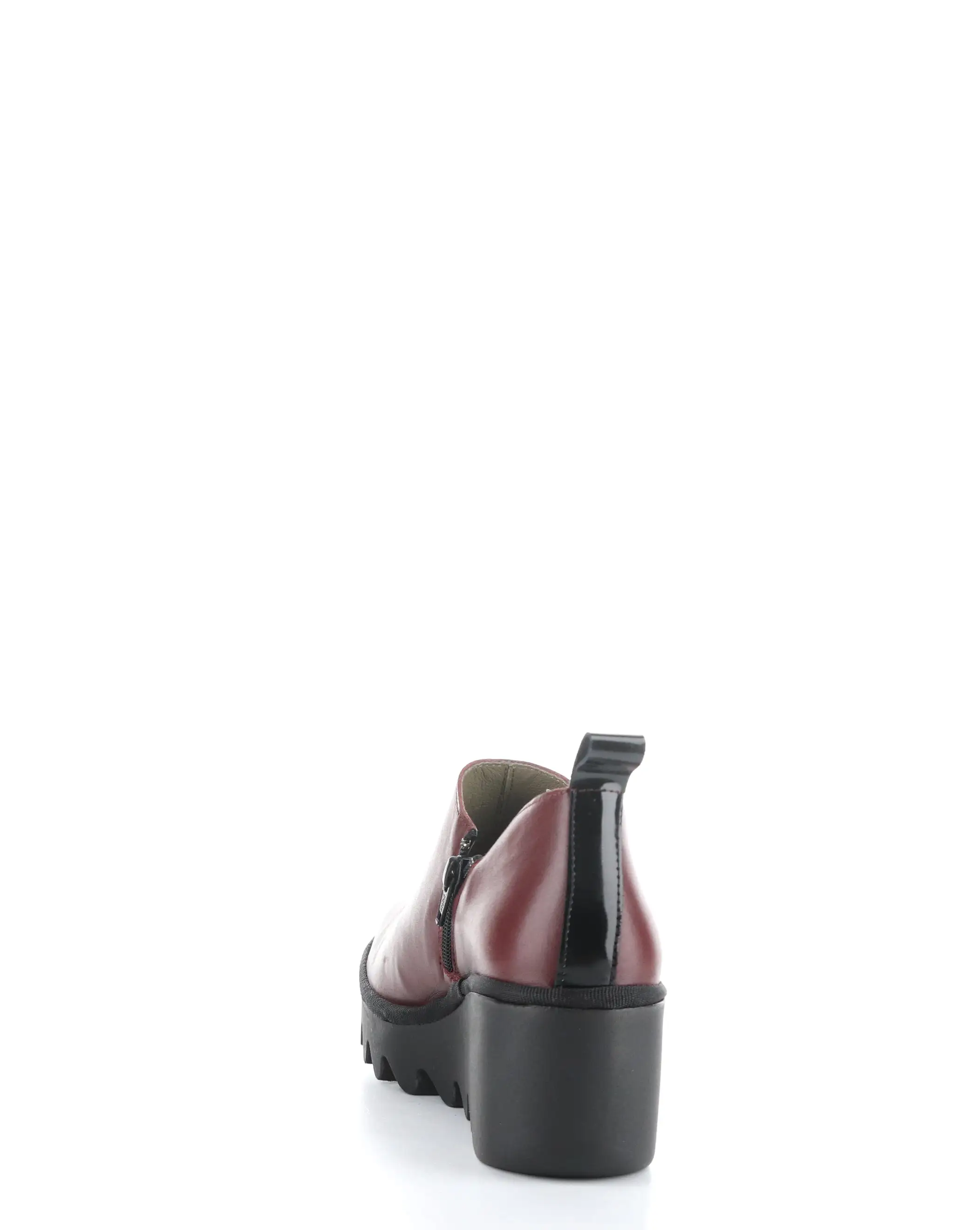 BELI458FLY 001 WINE/BLACK Round Toe Shoes