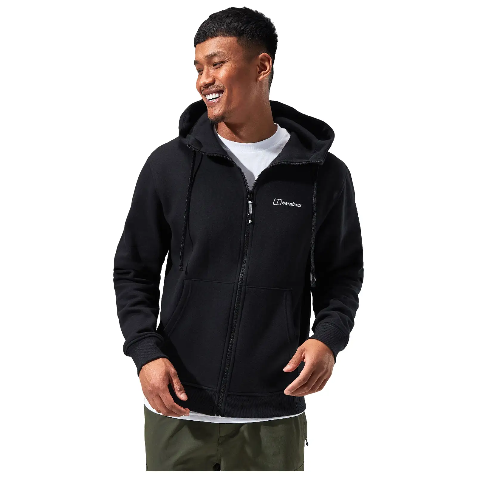 Berghaus Mens Logo Full Zip Hoodie