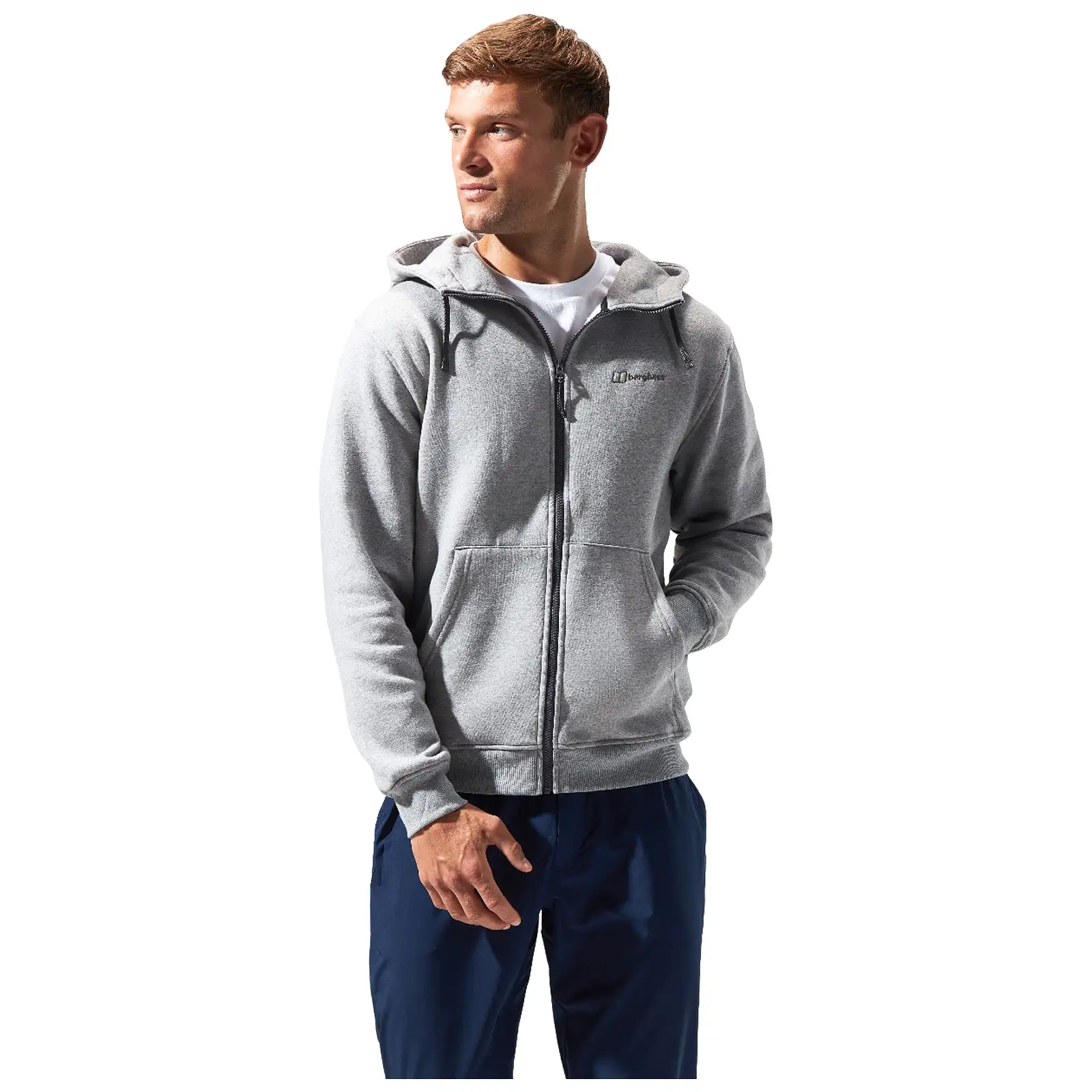 Berghaus Mens Logo Full Zip Hoodie