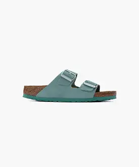 Birkenstock Arizona Nubuck Leather Beryl Soft Footbed Sandals