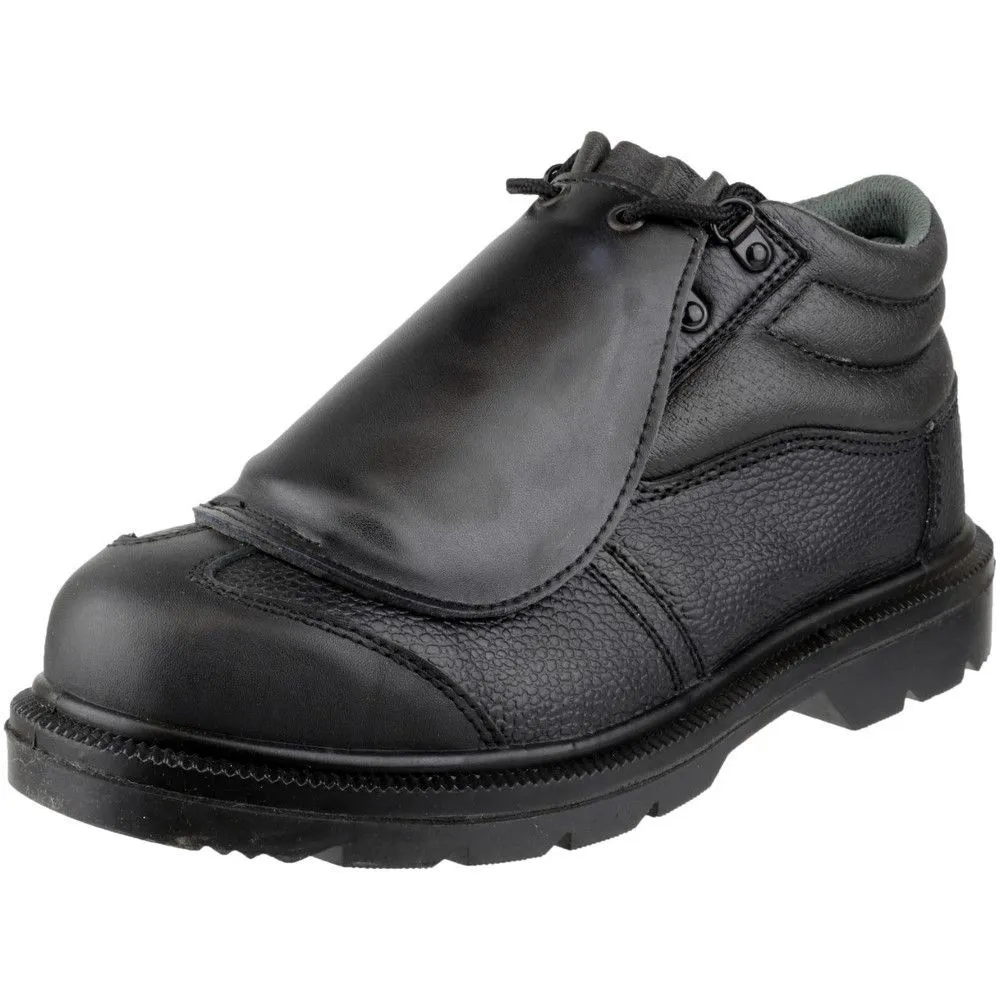 Centek Mens FS334 Lace Up Leather Safety Industrial Work Shoes