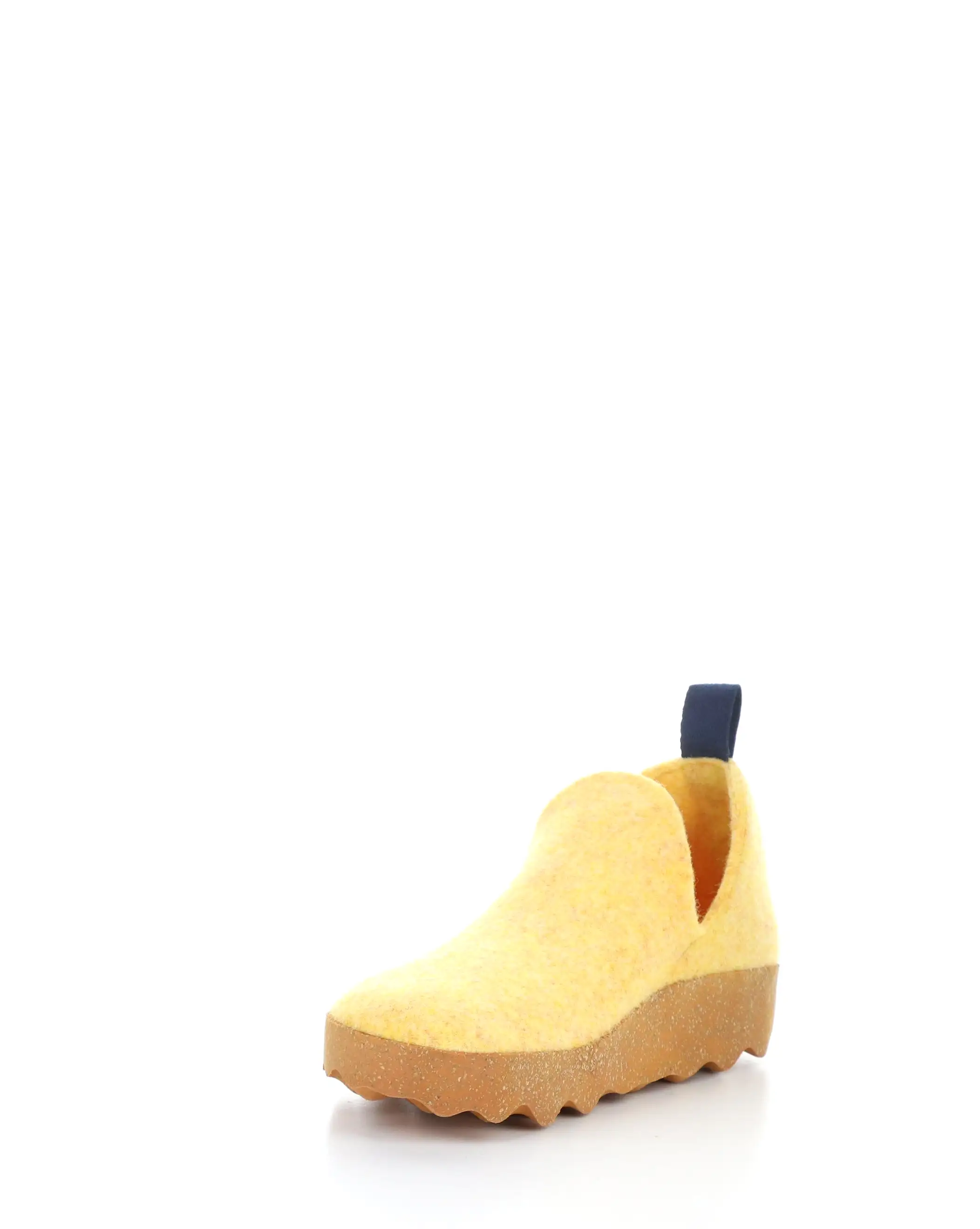 CITY 071 YELLOW Round Toe Shoes