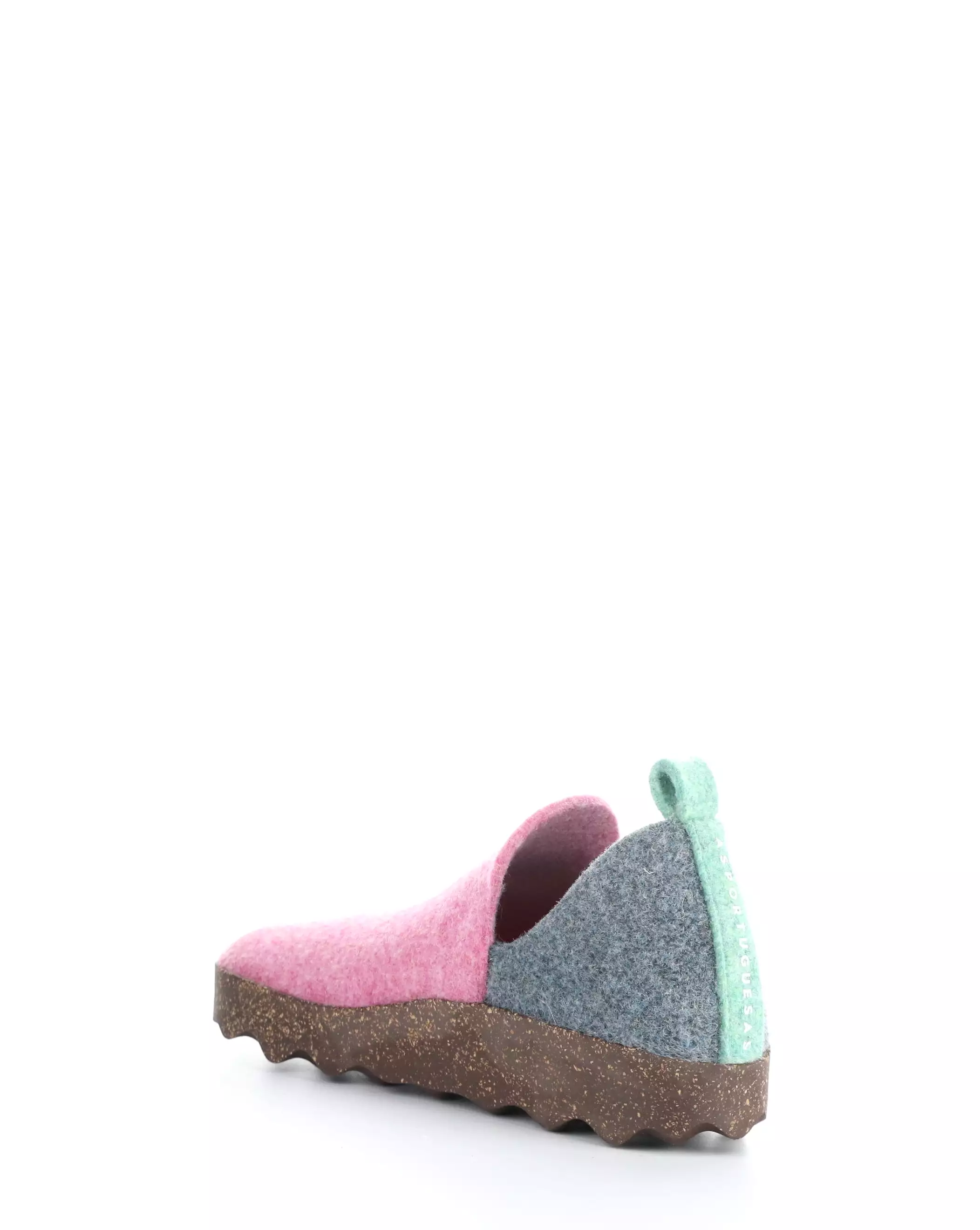 CITY086ASP 020 PINK/GREY BLUE Round Toe Shoes