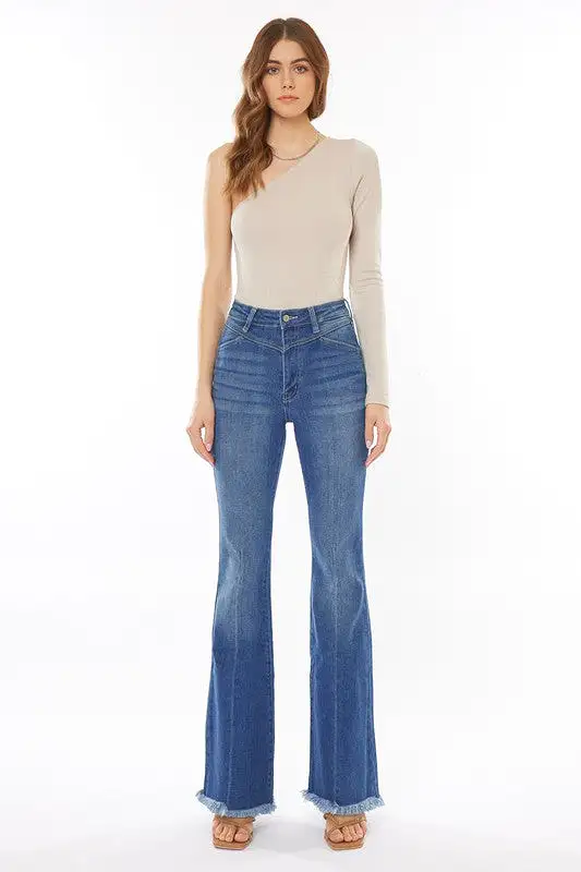 Claire High Rise Flares