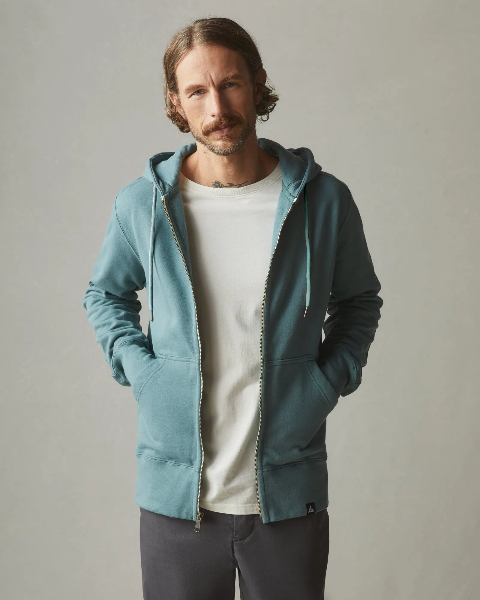 Classic Full Zip - Sea Green