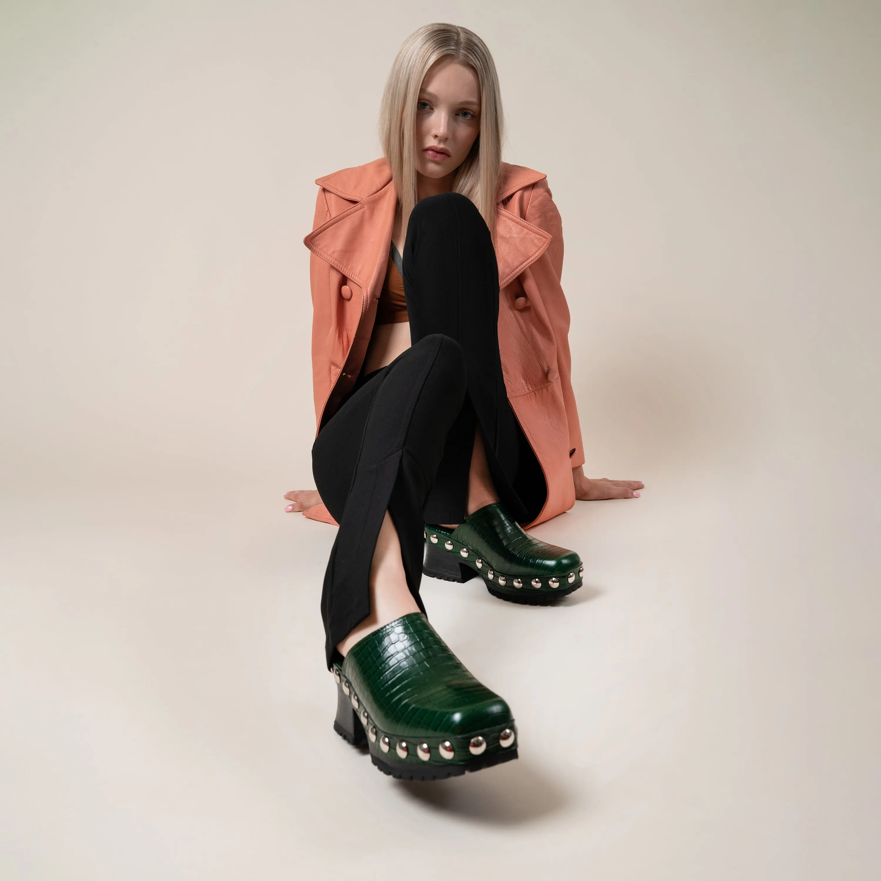 Clog Emerald Crocco