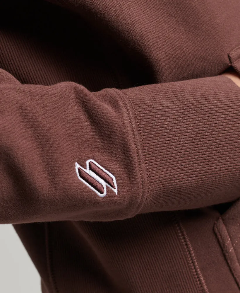 Code Surplus Logo Hoodie | French Roast Brown