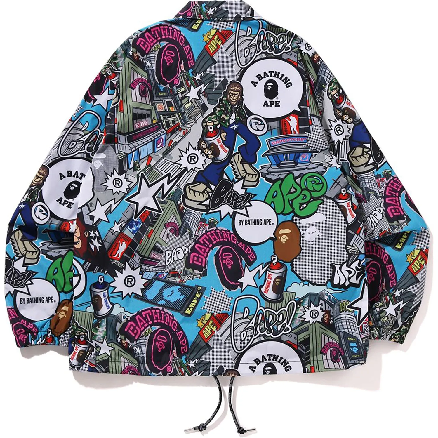 COMIC ART COACH JACKET MENS