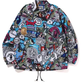 COMIC ART COACH JACKET MENS