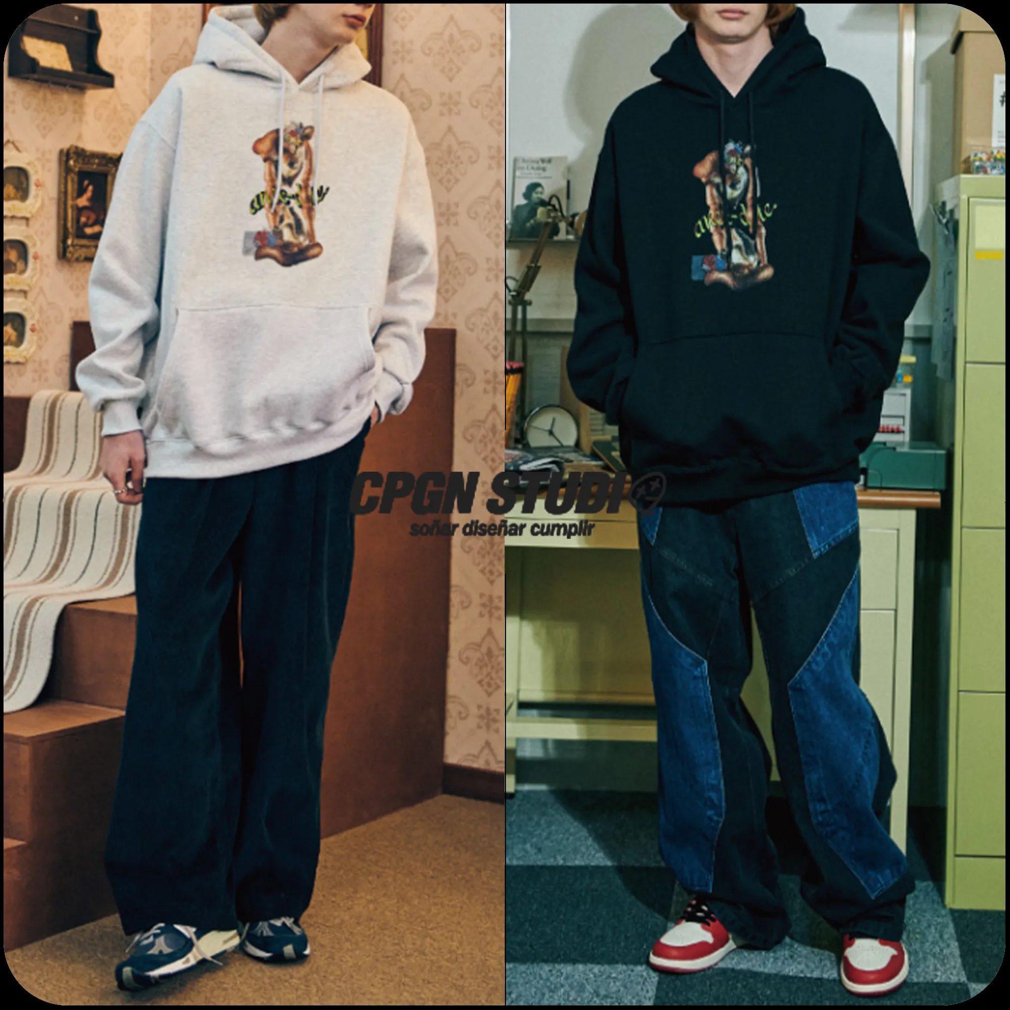 COMPAGNO  |[COMPAGNO]★DTP Sandglass HOODIE