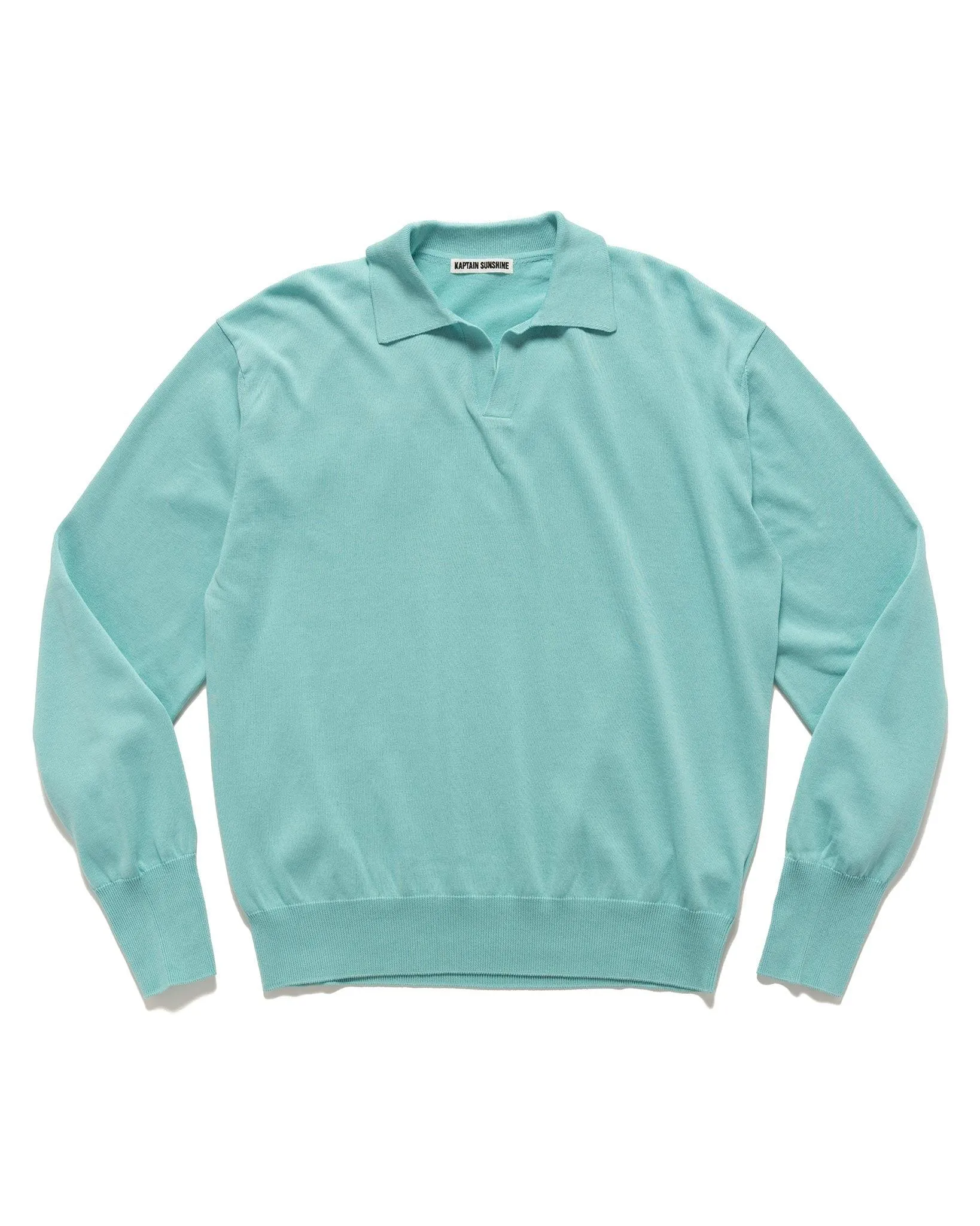 Cotton Knit Skipper Shirt Mint