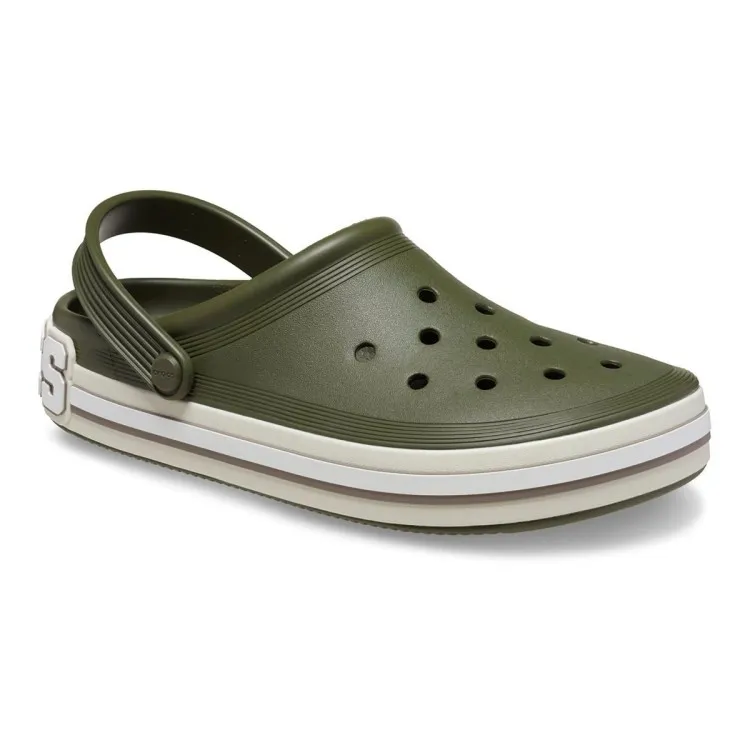 Crocs 209651 Off Court Logo Clog Uomo Verde