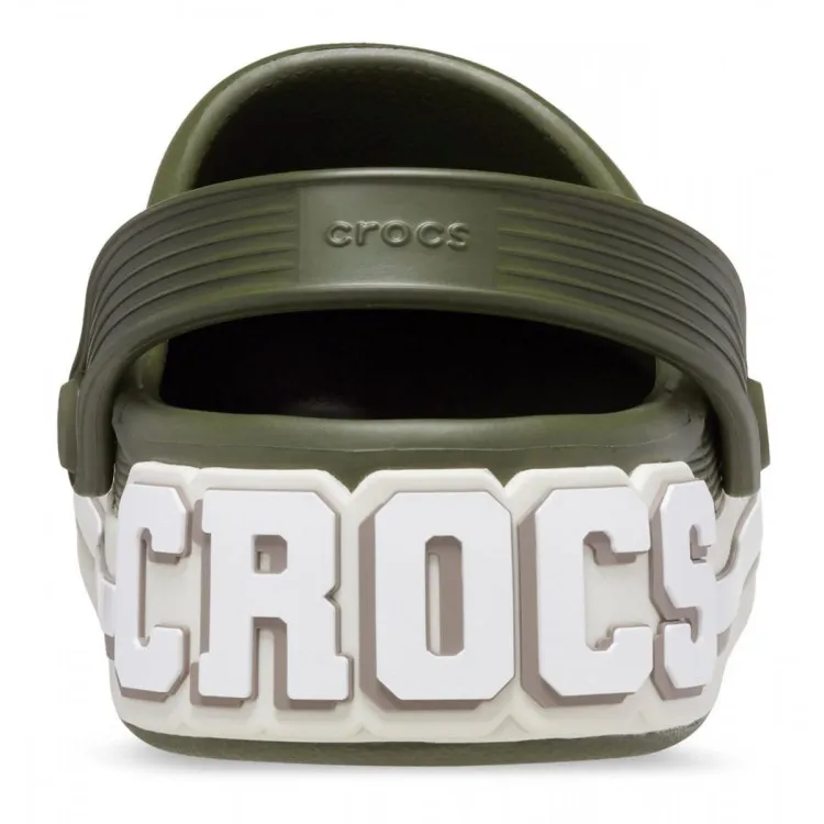 Crocs 209651 Off Court Logo Clog Uomo Verde