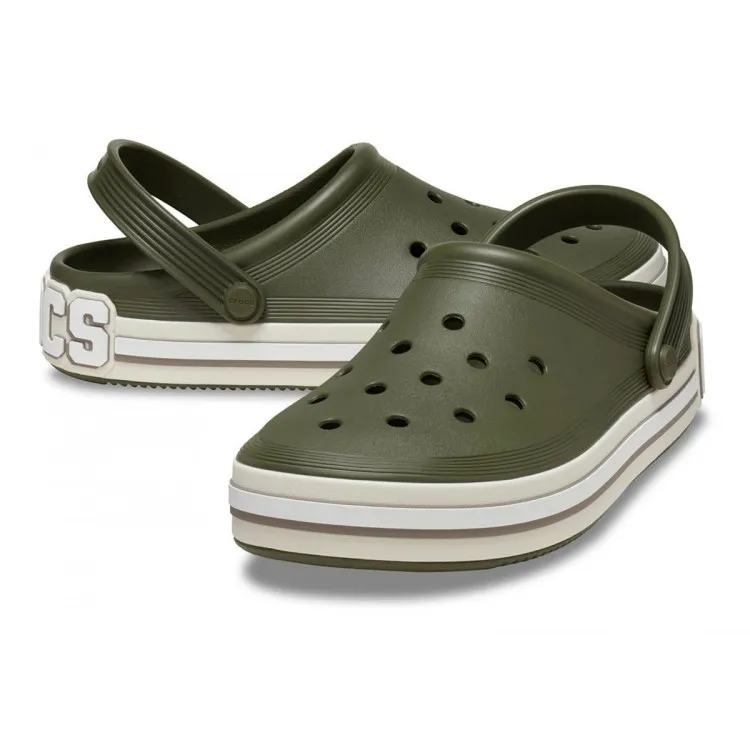 Crocs 209651 Off Court Logo Clog Uomo Verde