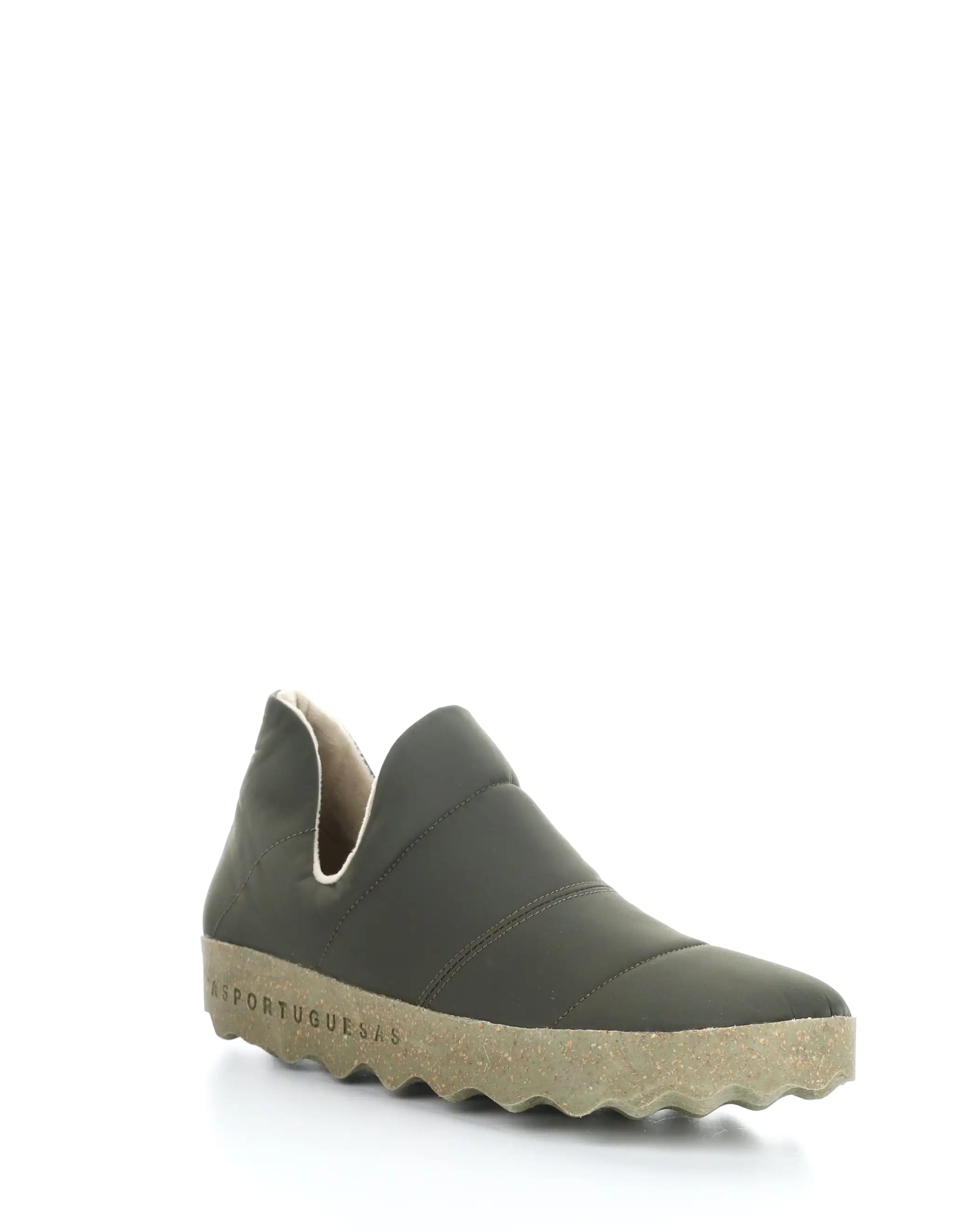 CRUS150ASPM 007 MILITARY GREEN Round Toe Shoes