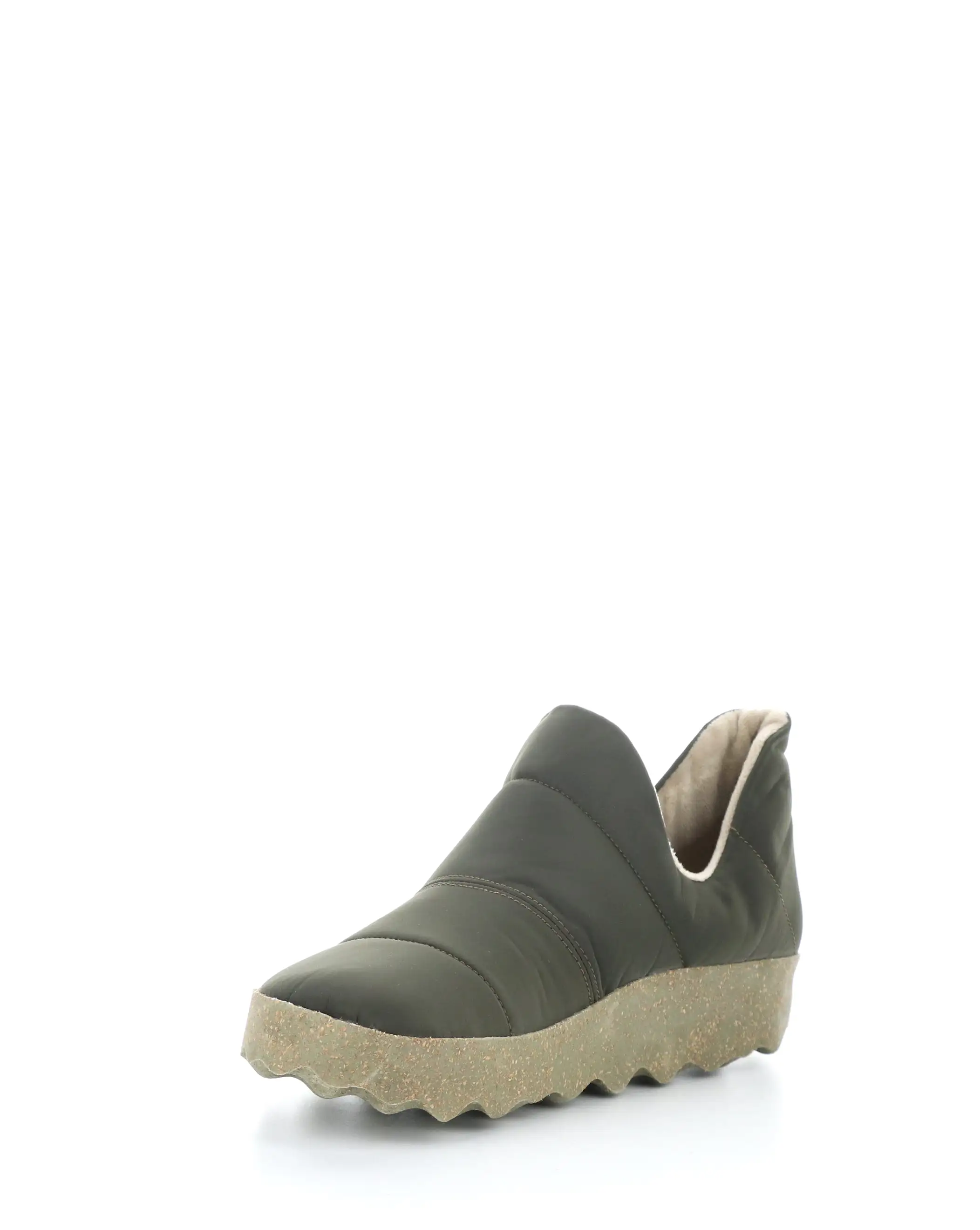 CRUS150ASPM 007 MILITARY GREEN Round Toe Shoes