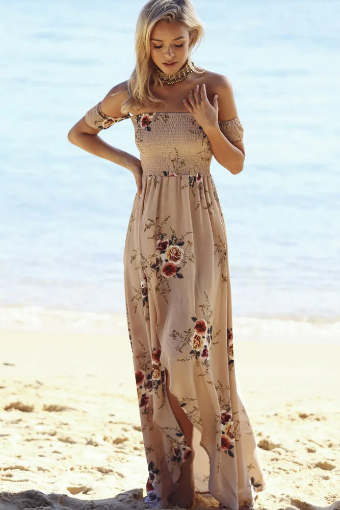 Elle Off The Shoulder Floral Dress