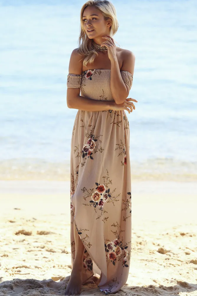 Elle Off The Shoulder Floral Dress