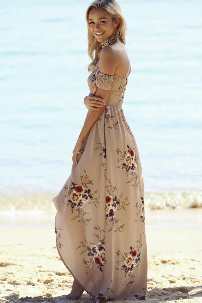 Elle Off The Shoulder Floral Dress