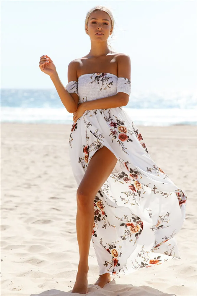 Elle Off The Shoulder Floral Dress