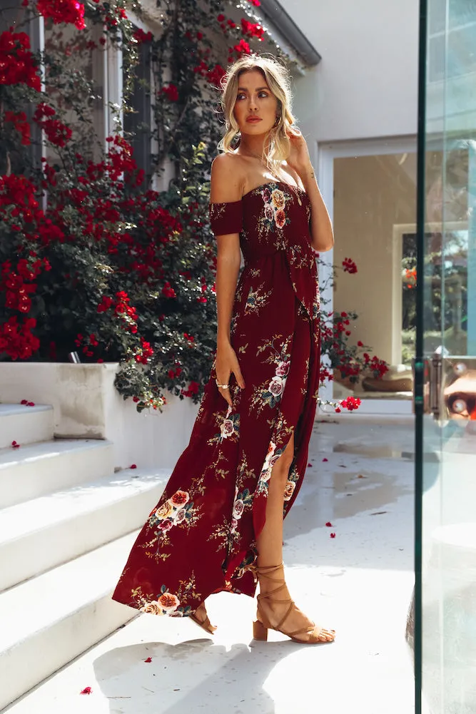 Elle Off The Shoulder Floral Dress