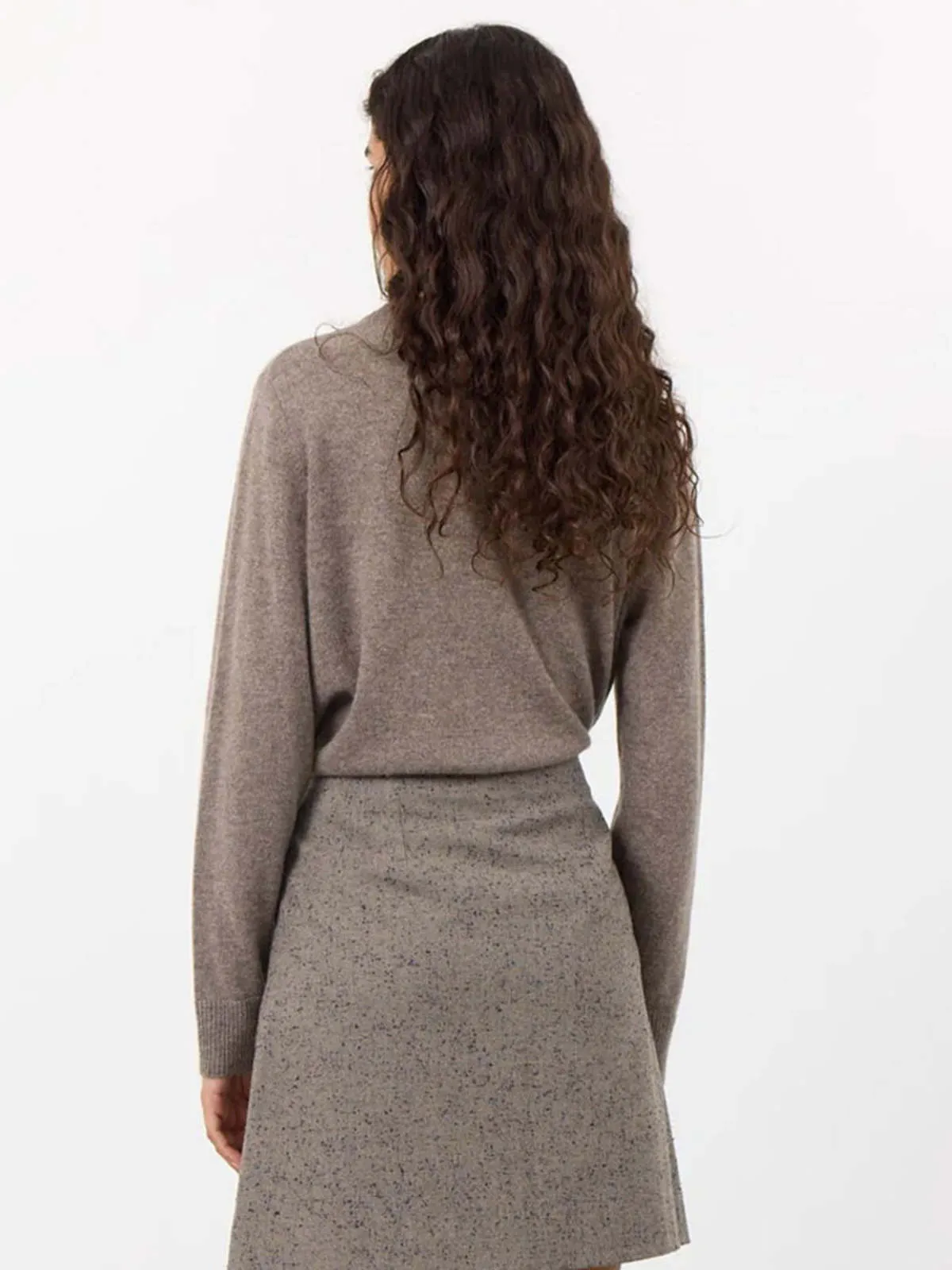 Eloise Cashmere Sweater - Taupe