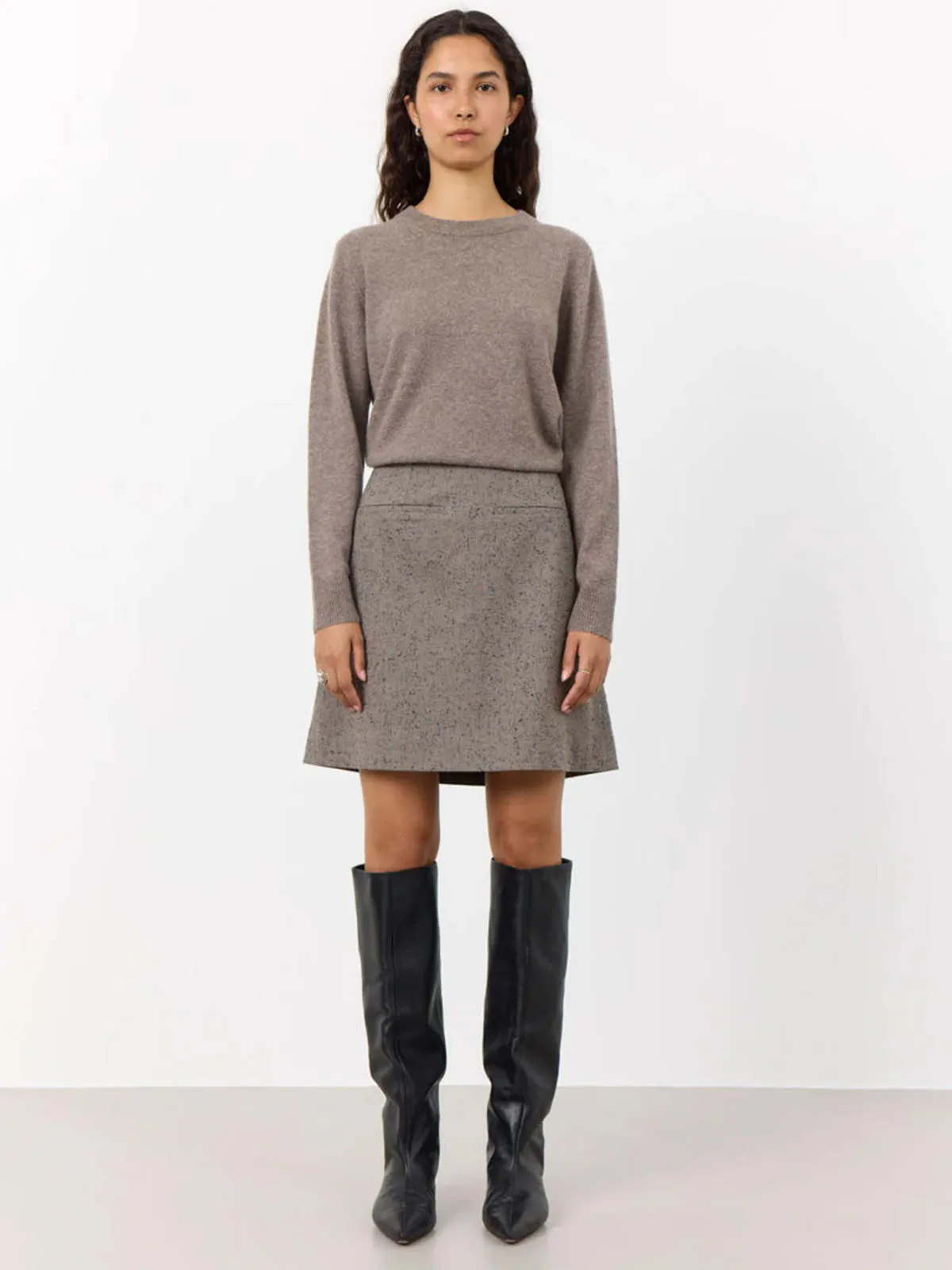 Eloise Cashmere Sweater - Taupe