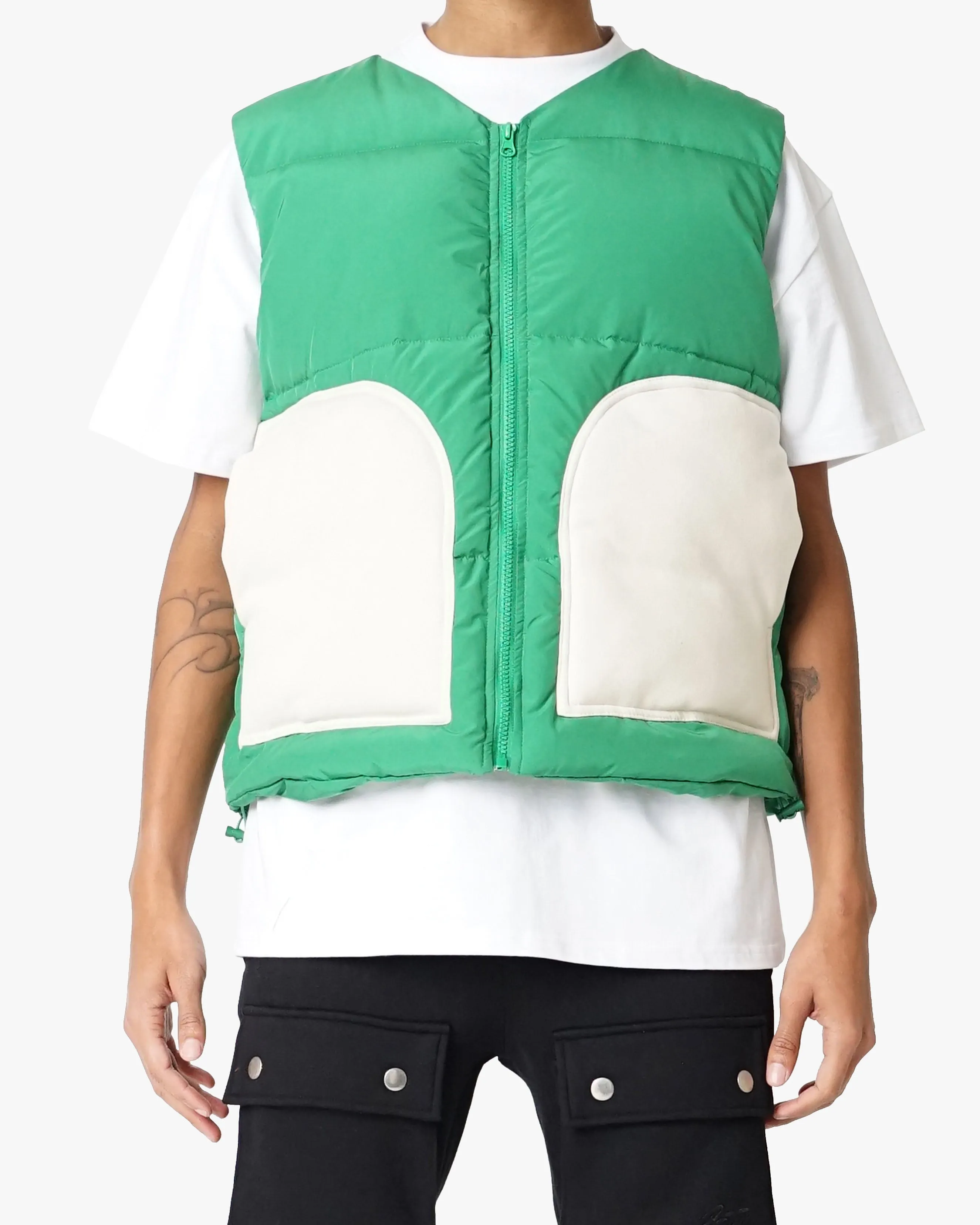 EPTM CONTRAST PUFFER-GREEN