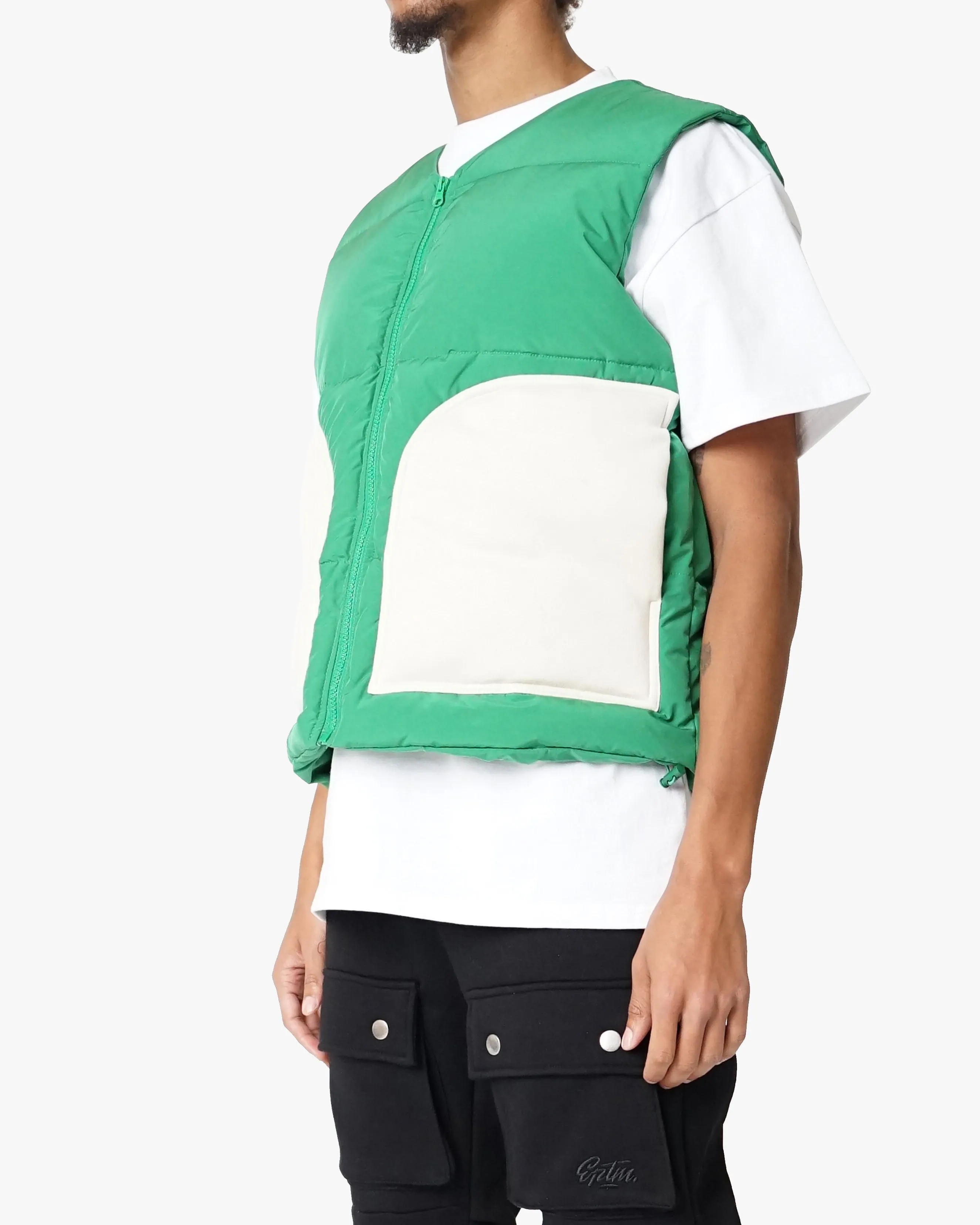 EPTM CONTRAST PUFFER-GREEN