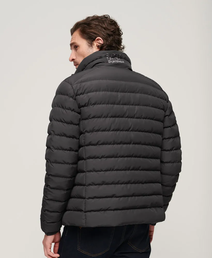 Fuji Embroidered Padded Jacket | Black