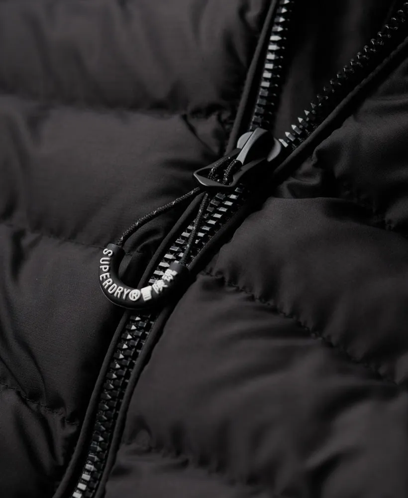 Fuji Embroidered Padded Jacket | Black