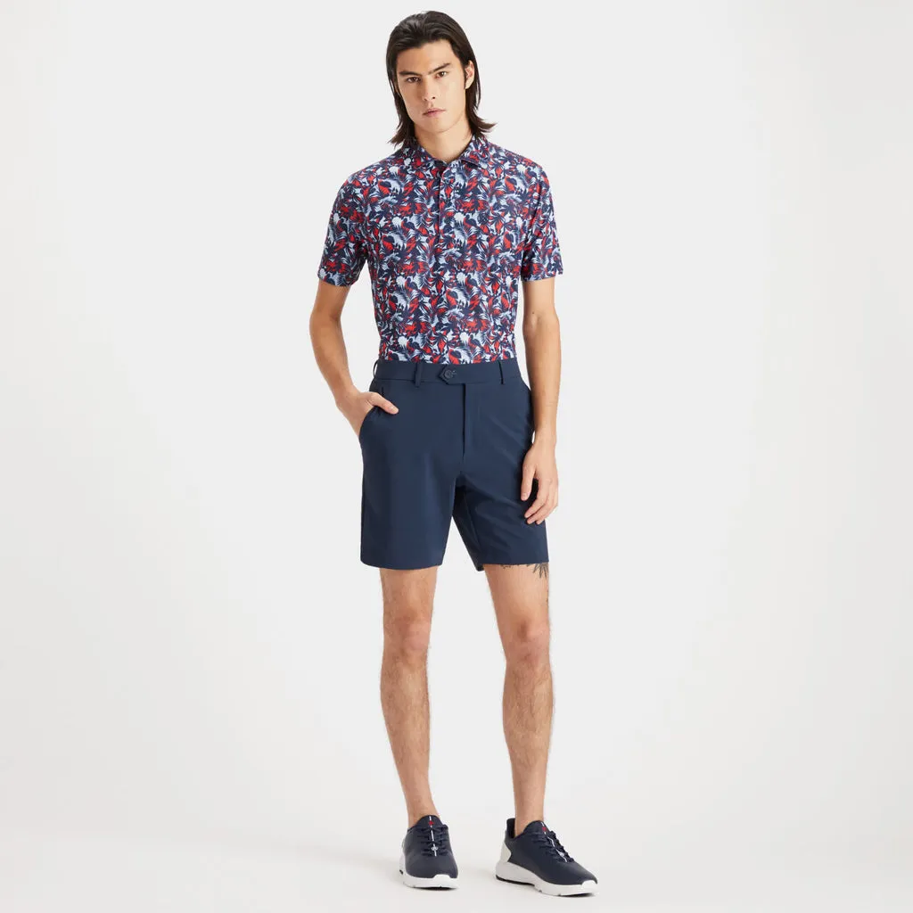 G/FORE PALM FRONDS TECH PIQU SLIM FIT POLO