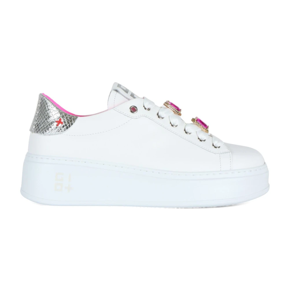 Gio+ Sneakers PIA180A in pelle Bianca da Donna - 41