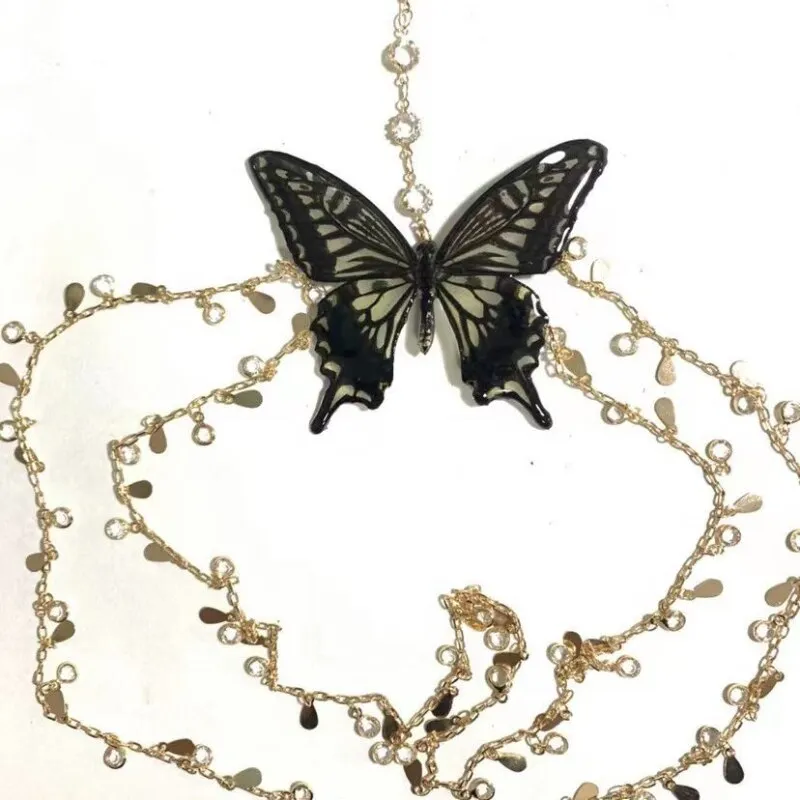 Gothic Butterfly Thigh Chain