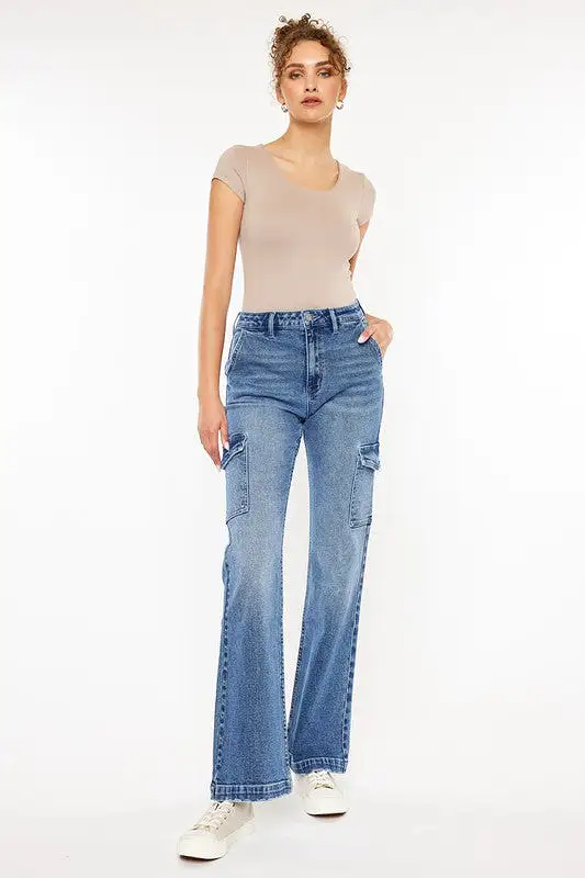 High Rise Holly Cargo Jeans