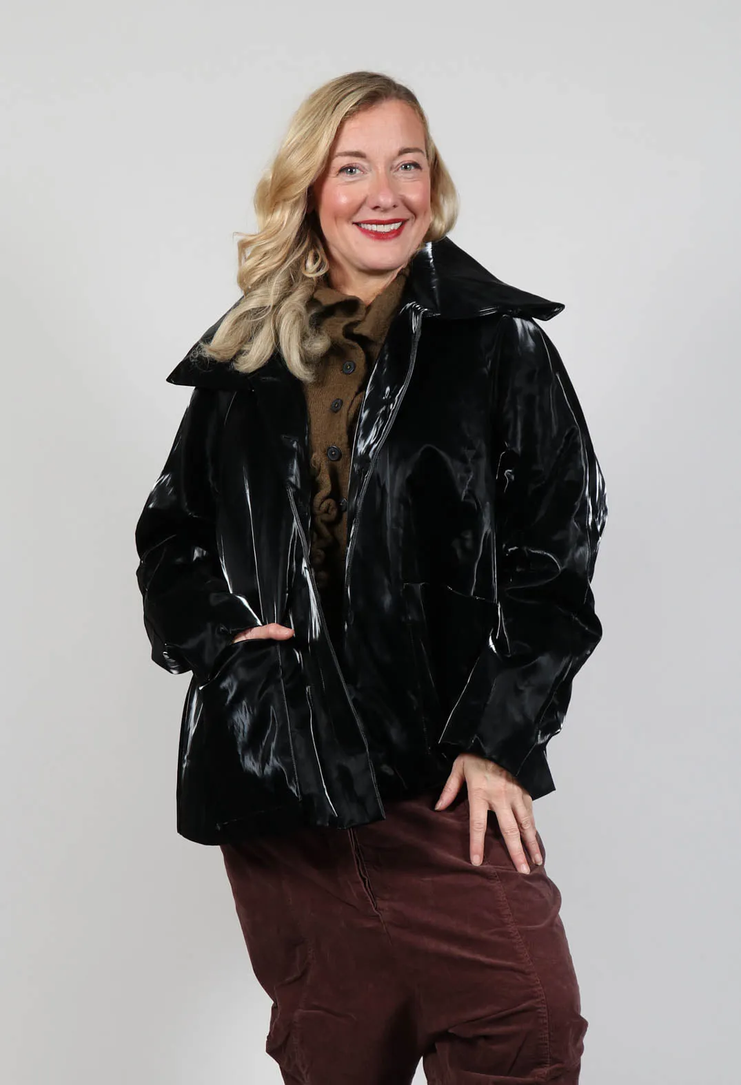 High Shine Jacket in Black