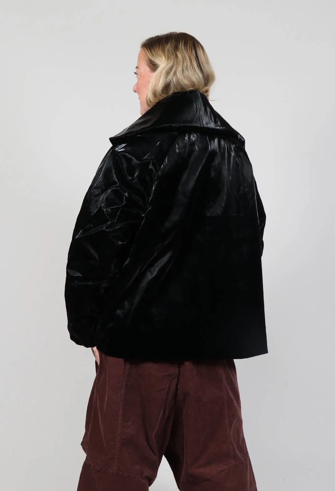 High Shine Jacket in Black