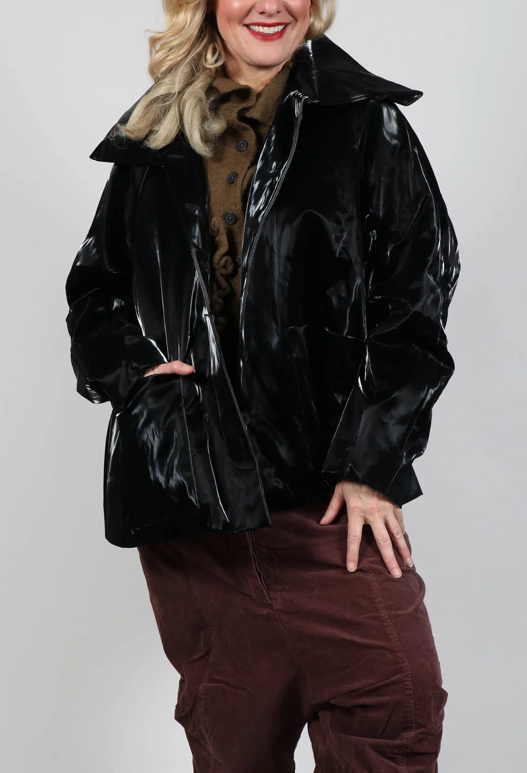 High Shine Jacket in Black